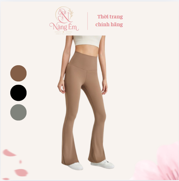 Quần Legging Tập Yoga Ổng Loe Nàng Êm AT201 - Ảnh 2