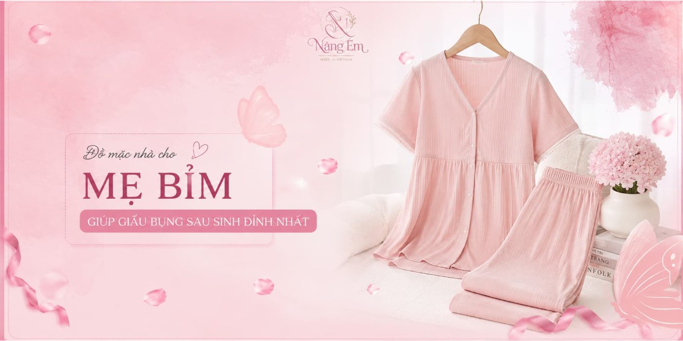 Khám phá những mẫu đồ mặc nhà cho mẹ bỉm giúp che khuyết điểm vòng eo sau sinh, mang lại cảm giác thoải mái, tự tin và dễ chịu trong suốt quá trình chăm con.