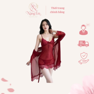 váy ngủ ren xuyên thấu