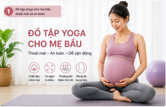 Đồ tập yoga cho mẹ bầu