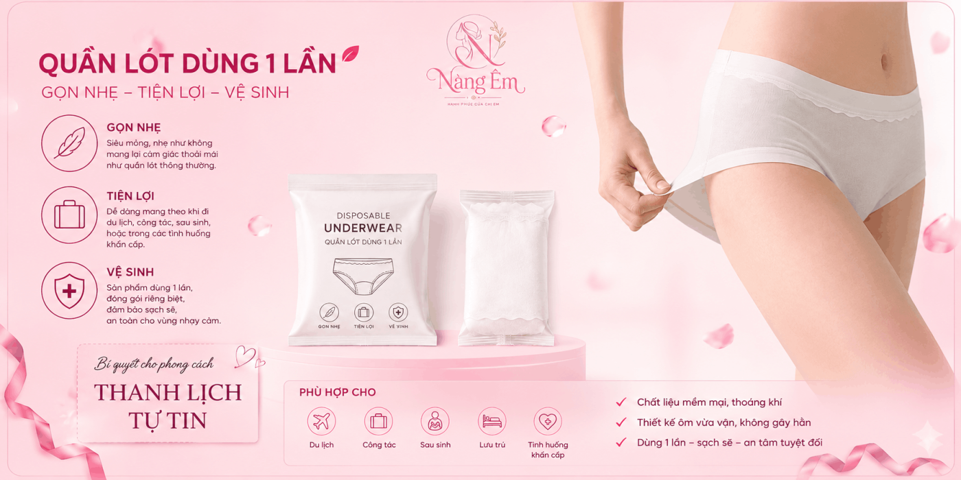 Vì Sao Nên Chọn Quần Lót Dùng Một Lần