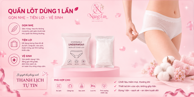 Vì Sao Nên Chọn Quần Lót Dùng Một Lần