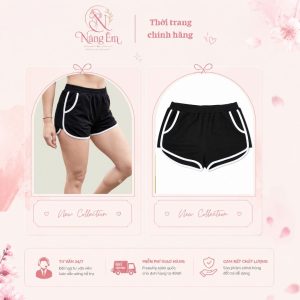 Quần short nữ siêu ngắn dáng thể thao